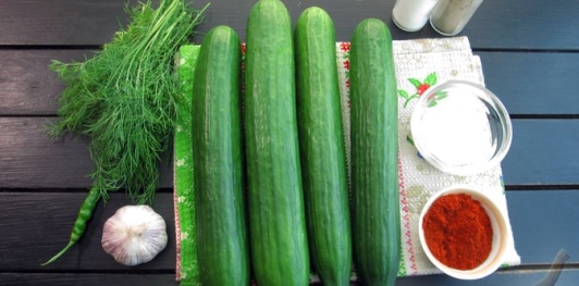 Чимчи из огурцов