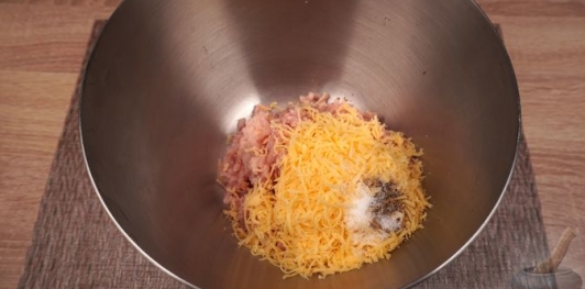 Куриный тарт с луково-сырной начинкой (без муки)