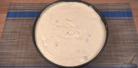 Малиновый чизкейк без выпечки, из творога и сливочного сыра