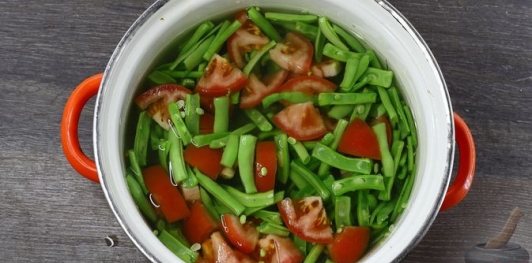 Суп с фаршем и стручковой фасолью