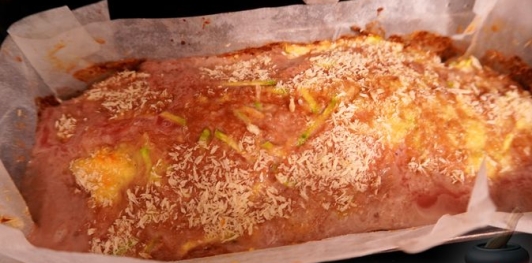 Запеканка из мясного фарша с кабачками