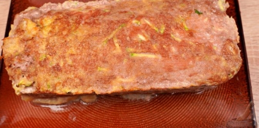Запеканка из мясного фарша с кабачками