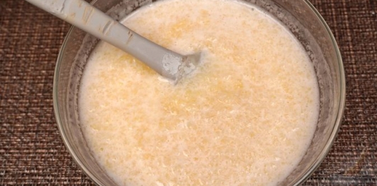 Дынное мороженое со сгущёнкой