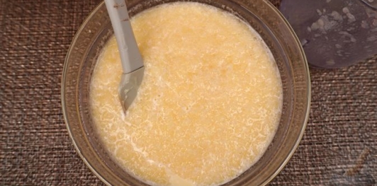 Дынное мороженое со сгущёнкой