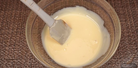 Дынное мороженое со сгущёнкой