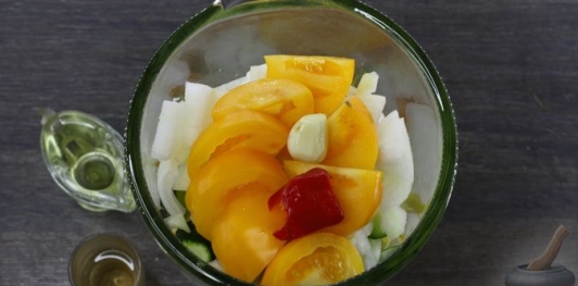 Гаспачо с кукурузой