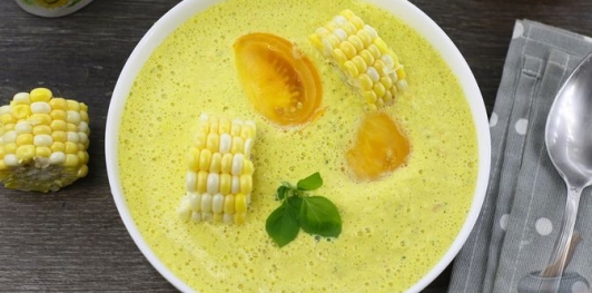 Гаспачо с кукурузой