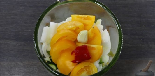 Гаспачо с кукурузой