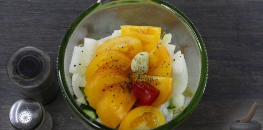 Гаспачо с кукурузой