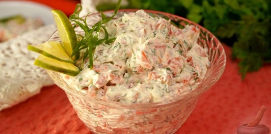 Намазка с копчёной форелью и сливочным сыром