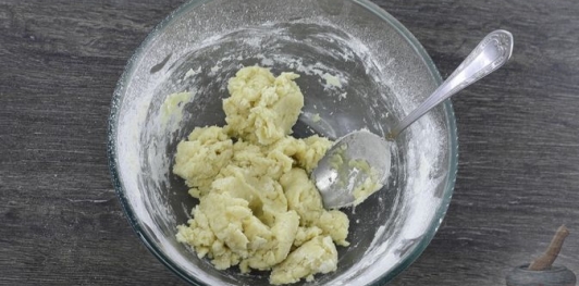 Постная галета с яблоками