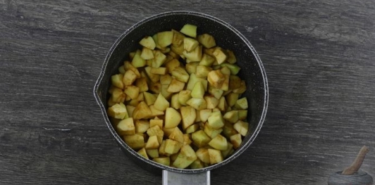 Постная галета с яблоками