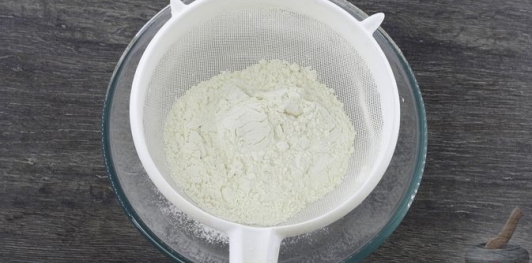 Постная галета с яблоками