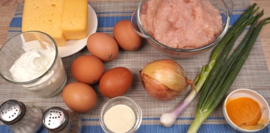 Сырно-мясной рулет