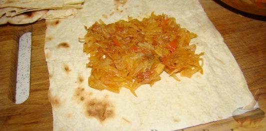 Капуста в лаваше