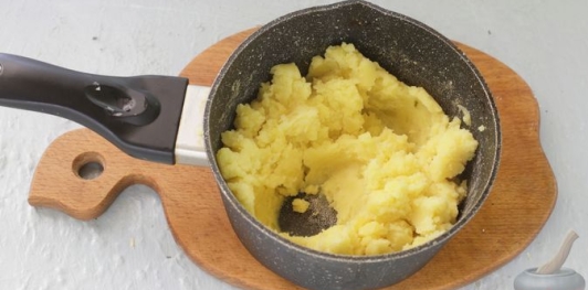 Клёцки из картофеля с жареным луком