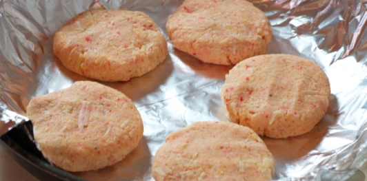 Крабовые биточки с сыром