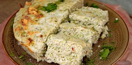 Куриное суфле с брокколи