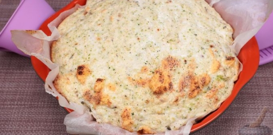 Куриное суфле с брокколи