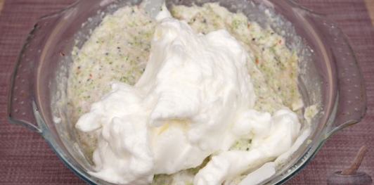 Куриное суфле с брокколи