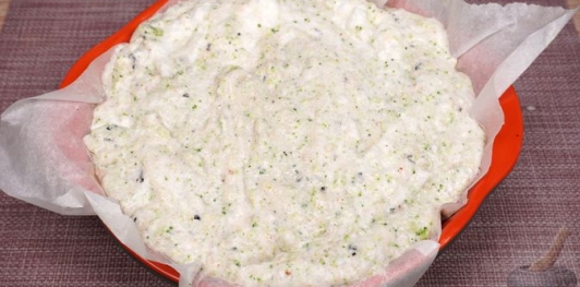 Куриное суфле с брокколи