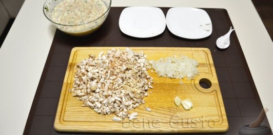 Куриные котлеты с грибами (без мясорубки)