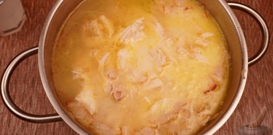 Куриный суп с кукурузой и сливками