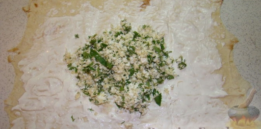 Лаваш с сыром