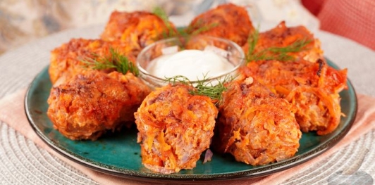 Ленивые голубцы с краснокочанной капустой