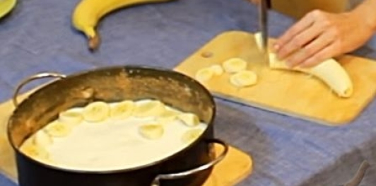 Манник с бананами