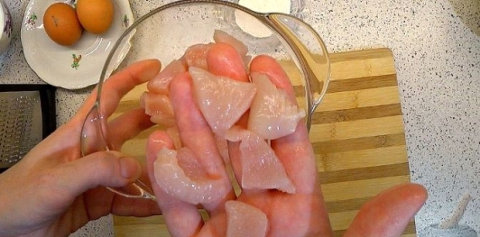 Маринов кекс (закусочный кекс с курицей)