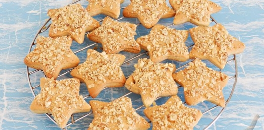 Медовое печенье с орехами