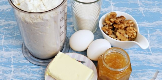 Медовое печенье с орехами