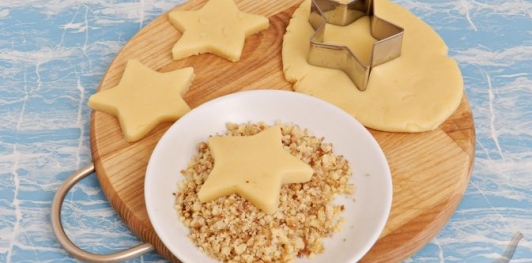 Медовое печенье с орехами