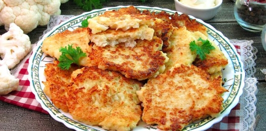 Оладьи из цветной капусты