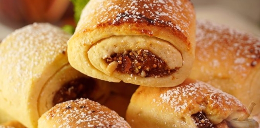 Печенье с инжиром и миндалём