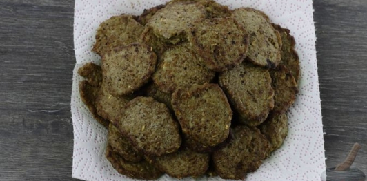 Печёночные оладьи с яблоками (без муки)
