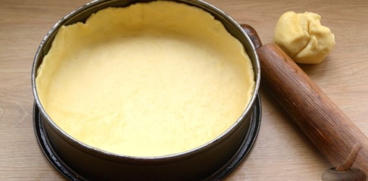 Пирог с курицей, картофелем и грибами