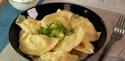 Польские пероги с картофелем и сыром
