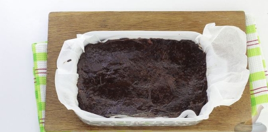 Пряный брауни из фасоли (без яиц)