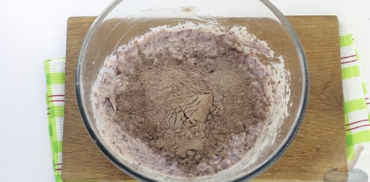 Пряный брауни из фасоли (без яиц)