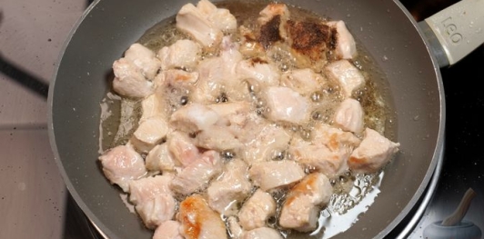 Рис с курицей и брокколи