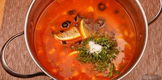 Солянка грибная