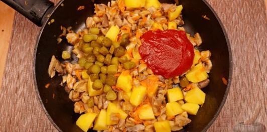 Солянка грибная