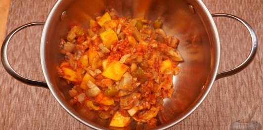 Солянка грибная