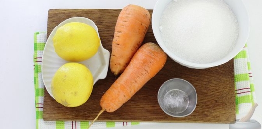 Варенье из моркови с лимоном