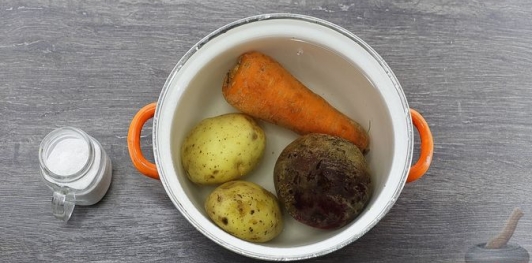 Винегрет с курицей