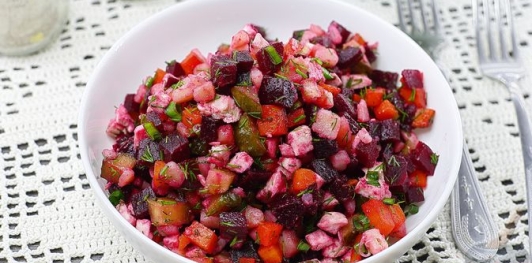 Винегрет с курицей