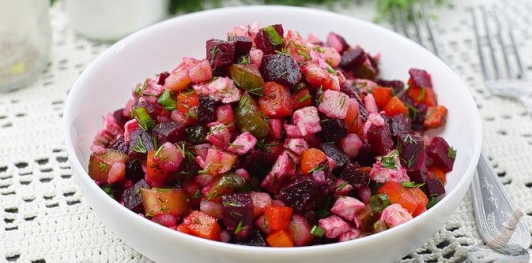 Винегрет с курицей