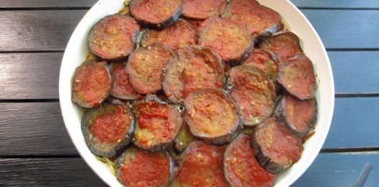 Запеканка из баклажанов и картофеля